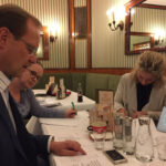 Besprechung im Landtmann
